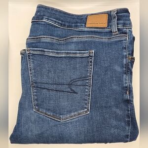 American Eagle High Rise Flare 18 Long